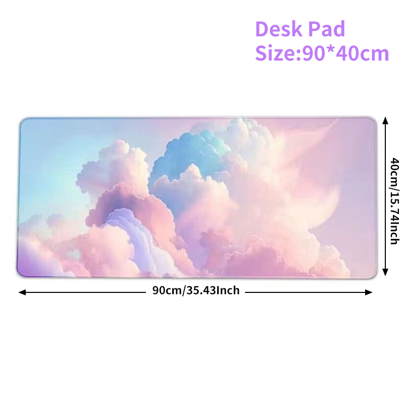 Cloud Gradient Gaming Keyboard Pad Wrist Pad Cloud Wrist Pad Mouse Pad Ergonomic Laika Foam Memory Non-Slip Support Office