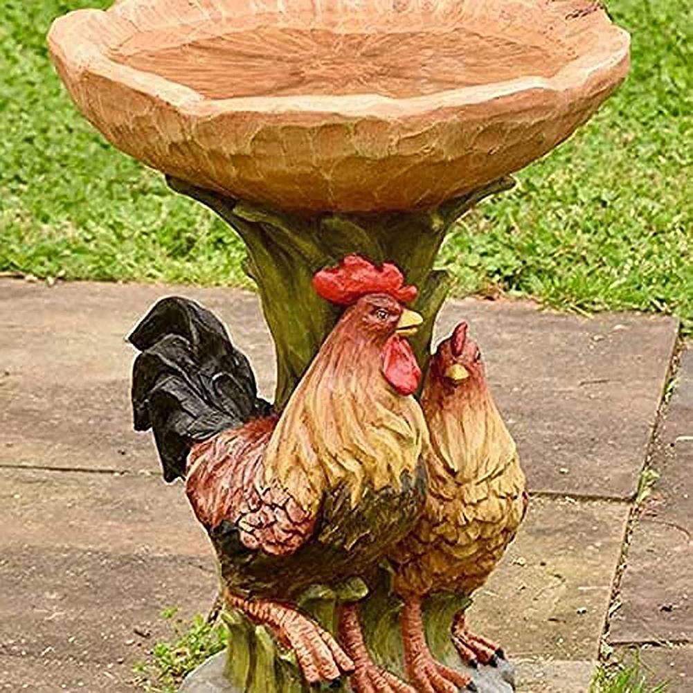 Resin Raccoon Birdbath Polyresin Antique Garden Bird Bath For Home Garden Yard Garden Decoration Outdoor Gardening Yard Dec L9v0