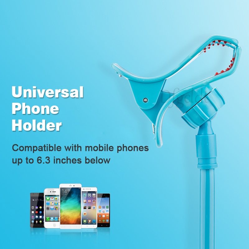 Universal Phone Holder for iPhone Long Arm Flexible Lazy Stand for Huawei Samsung Clip Bed Desk Tablet Gooseneck Bracket Stents