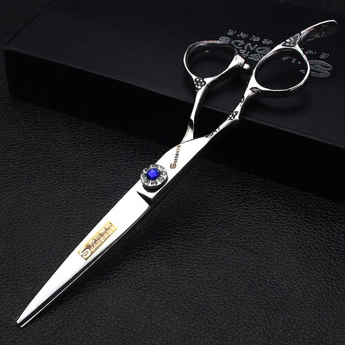 6 Inch Left-handed Barber Scissors Hairdressing Thinning Scissprs Cutting Shears Left Handed Hairdresser Makas: 6inch F1