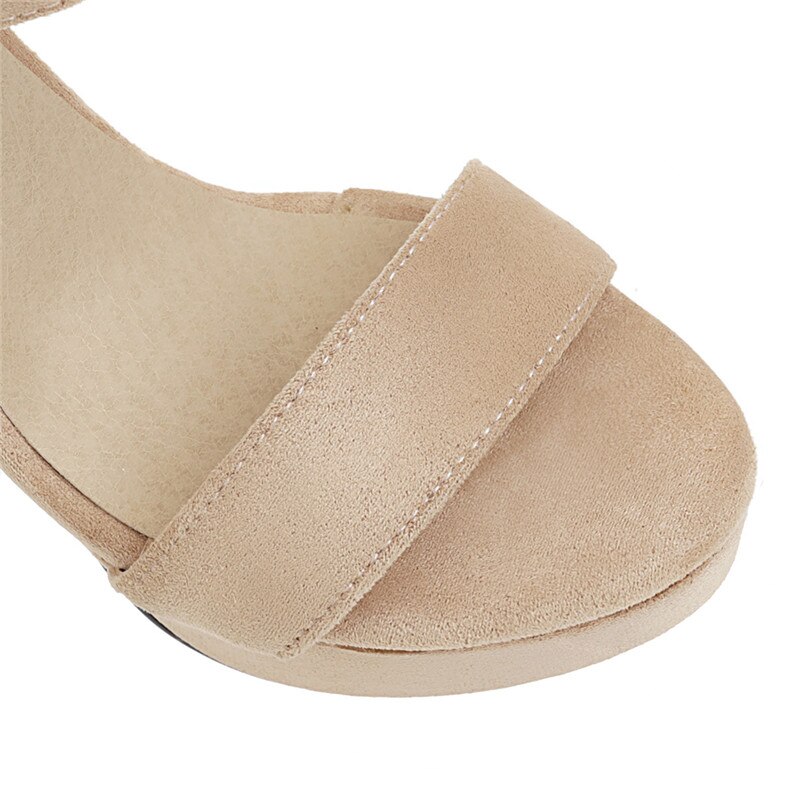 MORAZORA grande taille 33-43 talons hauts chaussures été plate-forme boucle fête mariage chaussures talons épais bout rond femmes sandales