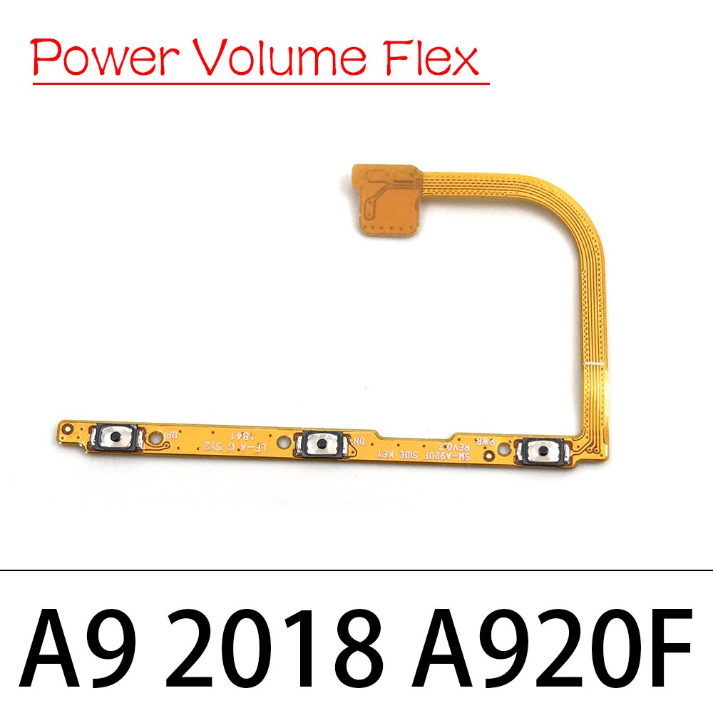 Power On Off Volume Zijknop Key Flex Kabel Voor Samsung Galaxy A02 A02S A12 A9 A920F A32 A42 a52 A72 A03s A03 Core 4G 5G: A920F