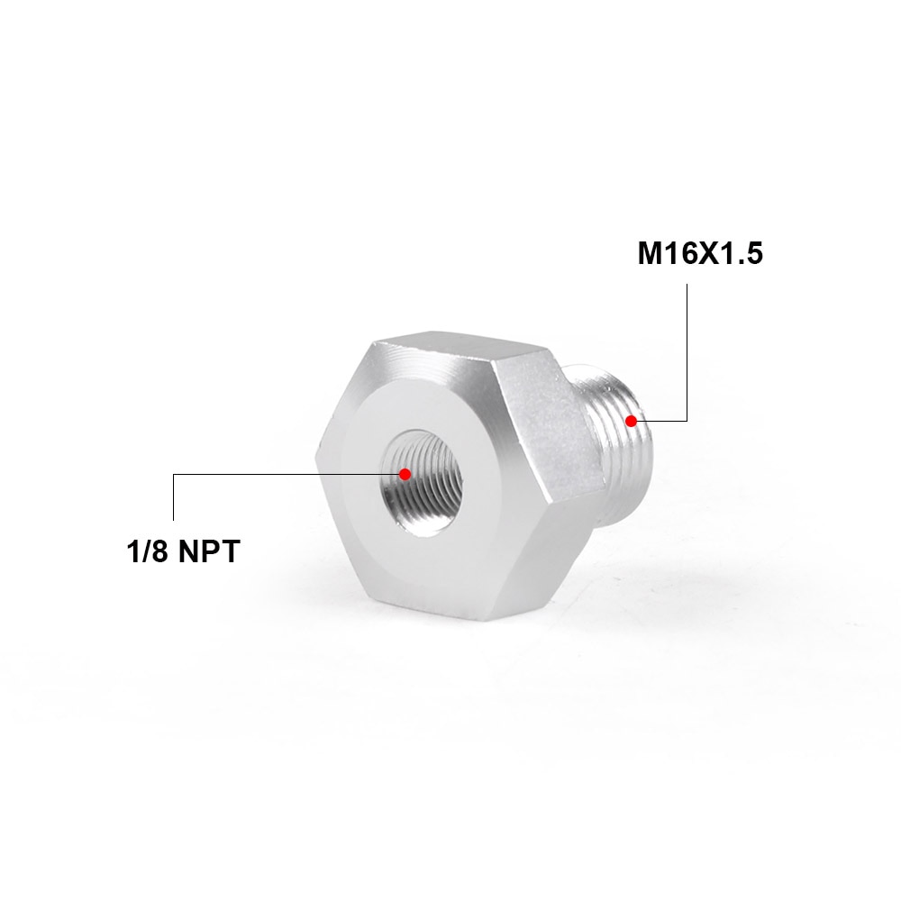 1PC Öl Druck Adapter passend zu LS Tauschen Messgerät Sensor Adapter M16x1.5 zu 1/8 NPT