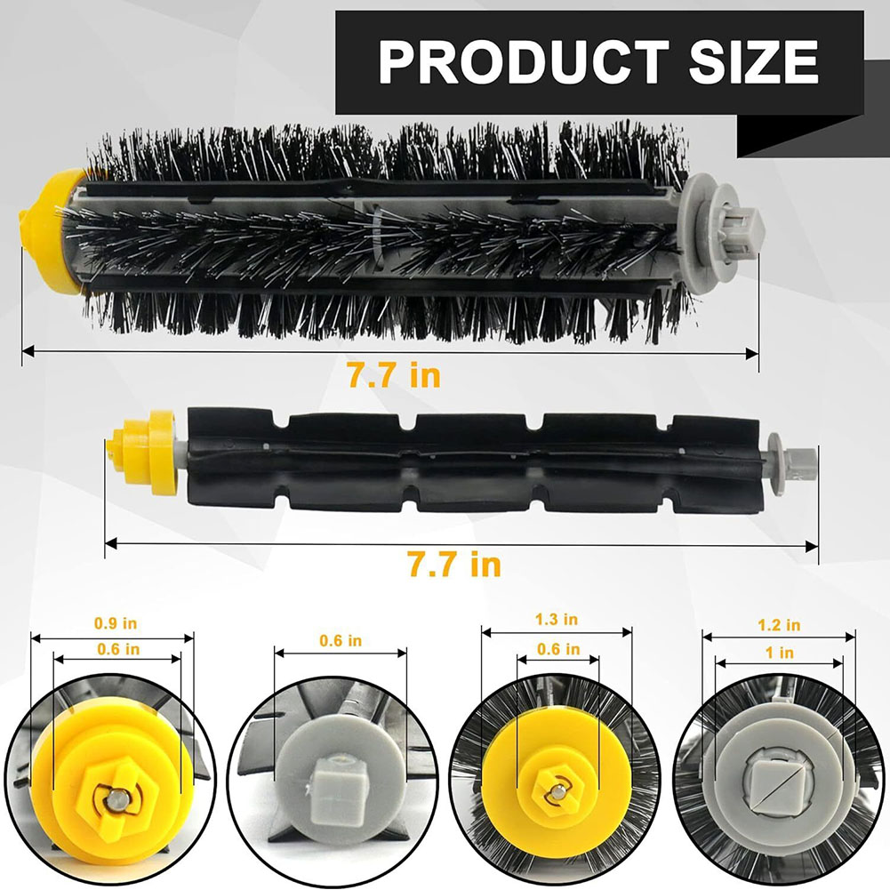 Borstelfilter vervangende reserveonderdelenset voor Roomba 600-serie stofzuigers veegmachine accessoires huishoudelijke schoonmaakmiddelen