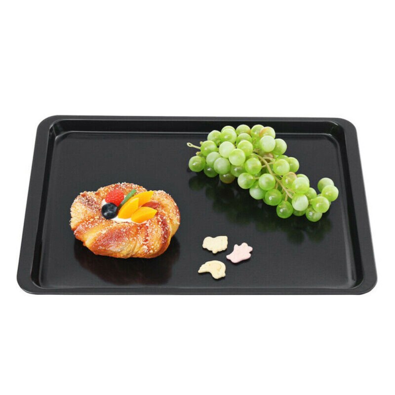1PC Rectangle DIY Bread Cake Mold Non-stick Baking Tray Oven Rectangular Black Pastry Kitchen Cookie Baking Bakeware Tray