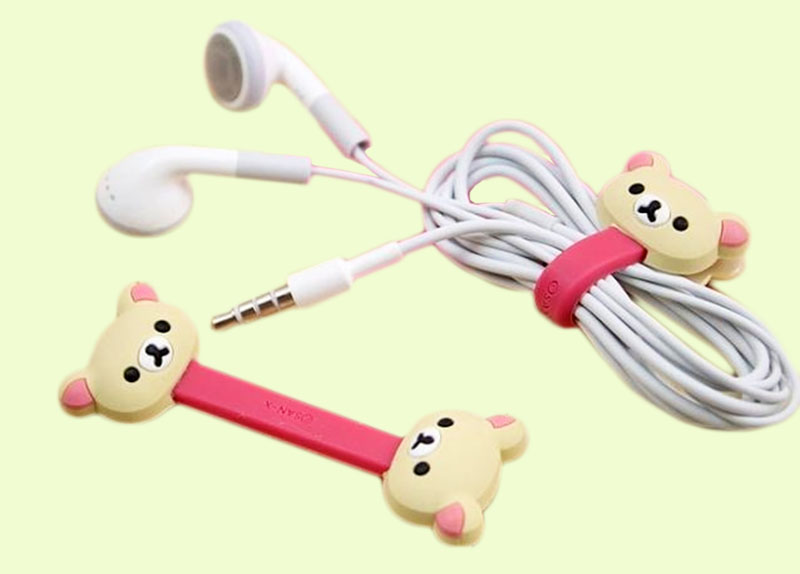 1 sztuk kabel słuchawkowy Winder zarządzaj organizator dla iPhone 5 / 5s Samsung Galaxy S4 S5
