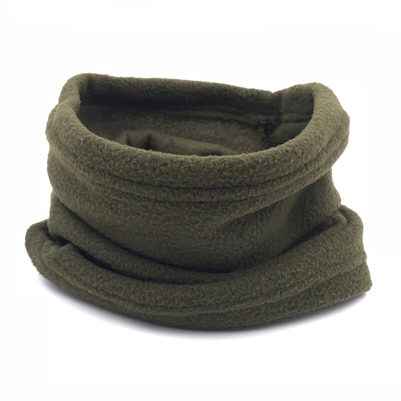 3 in 1 heren dames unisex polar fleece snood muts nekwarmer gezichtsmasker muts warme winter muts sjaal muts bivakmuts 9 kleuren: Legergroen