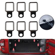 6 Stuks D Ring Tie Downs Voor Jeep Wrangler Pickup Kofferbak Heavy Duty Anti-Roest