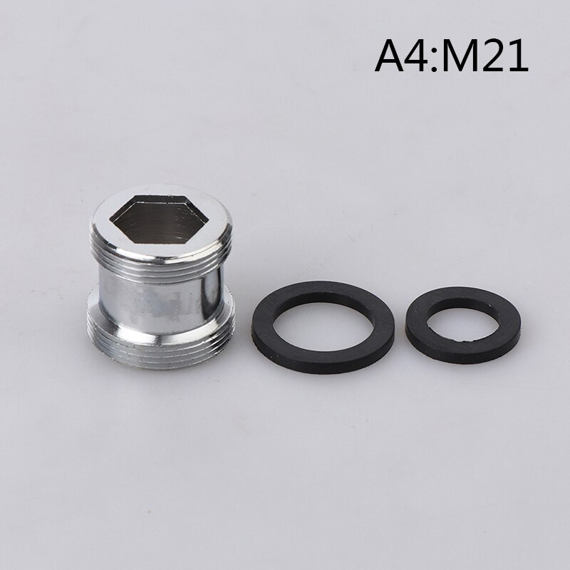 Kran adapter M16 M18 M20 M21 M22 M24 gwint transferu złącze mosiężne łazienka kuchnia kran wylewka akcesoria: A4