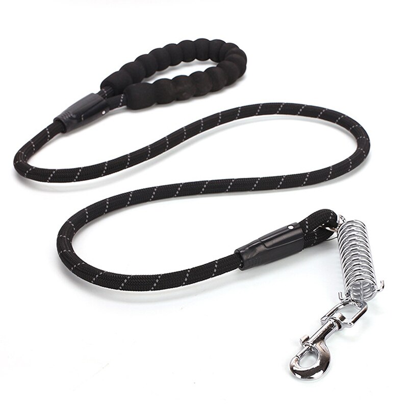 Dog Tag Rope Spring Reflective Tape Dog Collar Pet Dog Traction... – Grandado