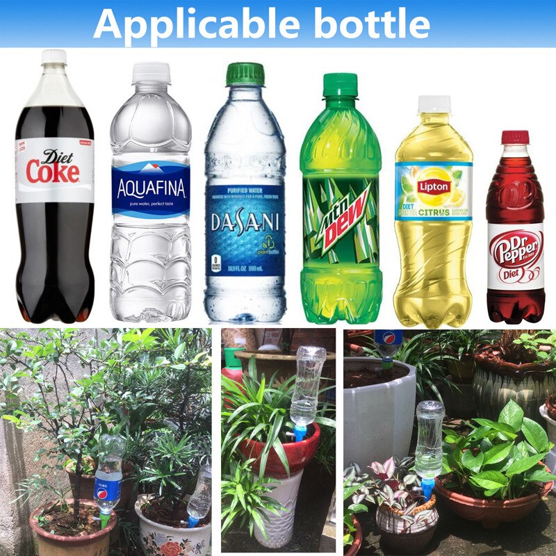 Kit de riego automático, válvula de goteo, sistema ajustable de picos de plantas de interior, Serie de riego de flores en maceta para jardín