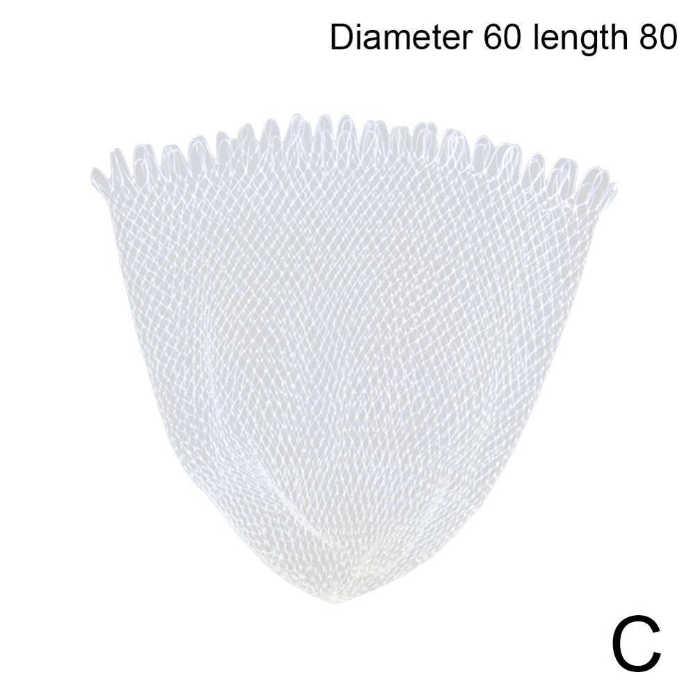Nylon Fishing Nets Collapsible Fishing Tools Durable Nylon Dip Large Thick Net Depth Rhombus Landing Hole Mesh Thread Foldi O9F9: 60 big hole