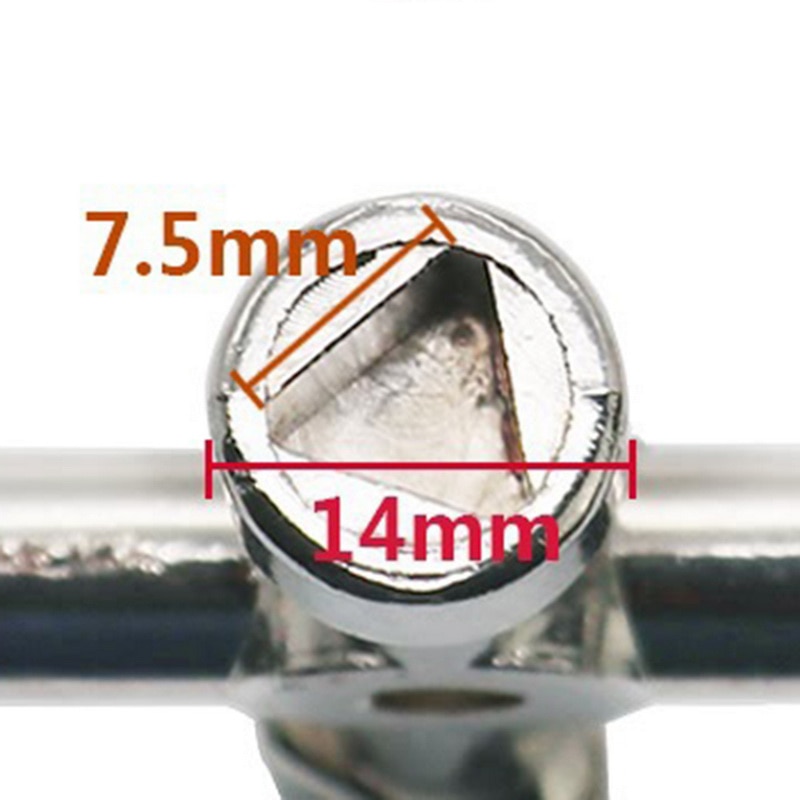 Wielofunkcyjny 4 sposoby uniwersalny klucz trójkątny klucze hydrauliczne trójkąt robić szafek elektryczny gazomierz grzejniki spadowe