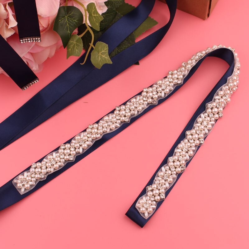 Trouwjurk Riemen Dames Riemen Dubbelzijdig Linten Bruidsjurk Riemen Bruiloft Riemen