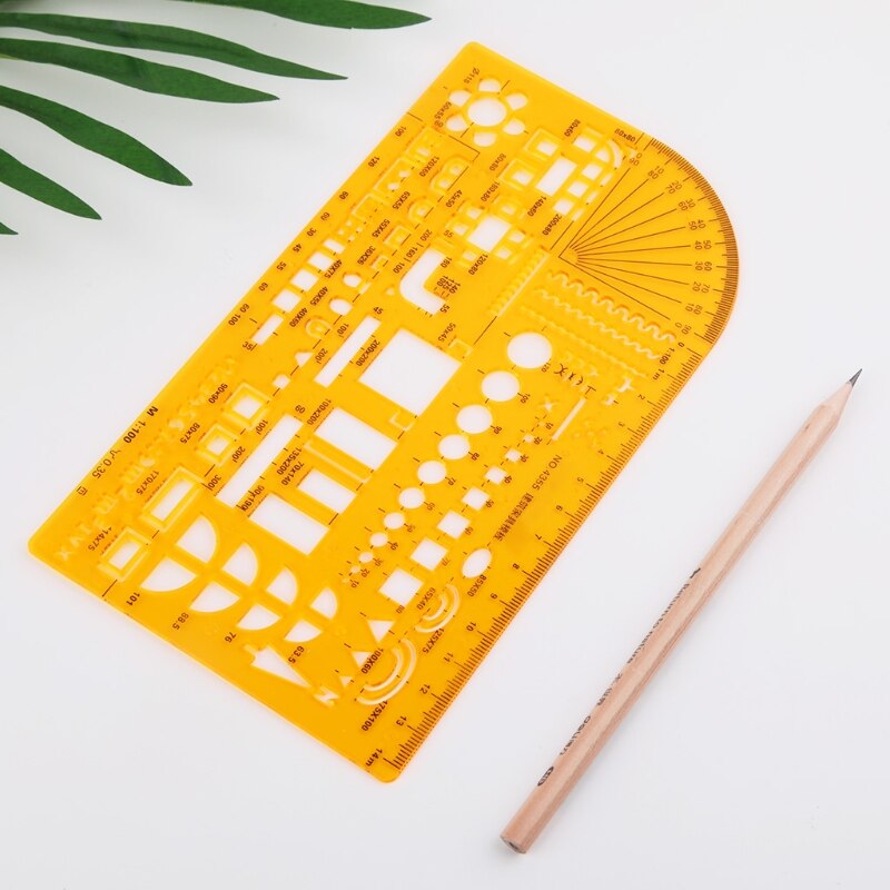 Universal Furniture Construction Architect Template Ruler 1:100