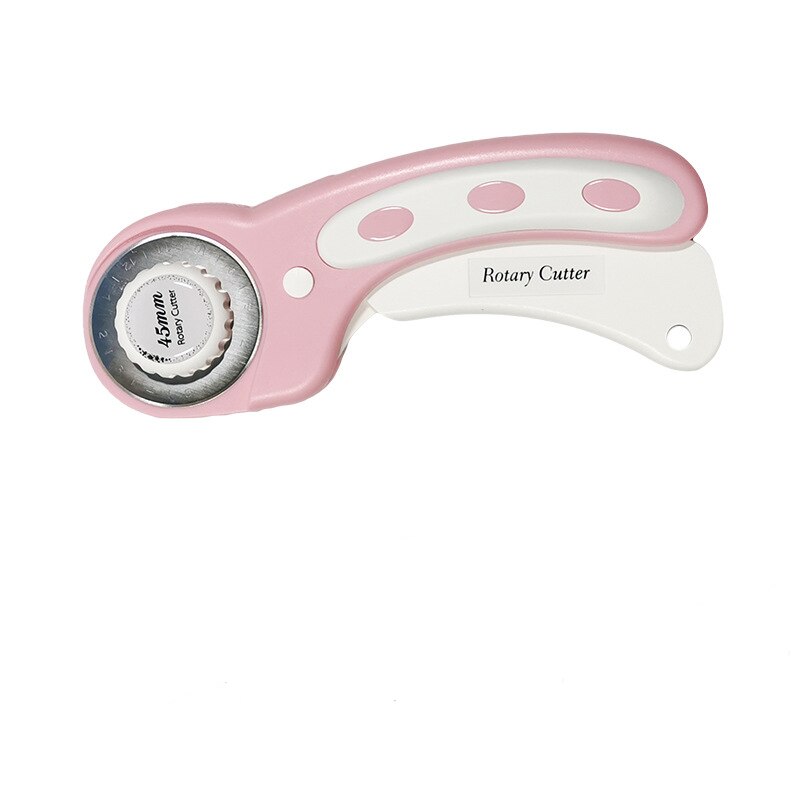 1 Pc DIY 45mm Rotary Cutter With Blade For Fabric, Leather, Paper, Felt Circular Cutting Patchwork Cutting Tools: pink