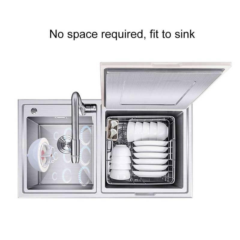 Minilimpiador ultrasónico multifuncional para lavavajillas, máquina de lavado de platos con USB, limpieza ultrasónica para el hogar