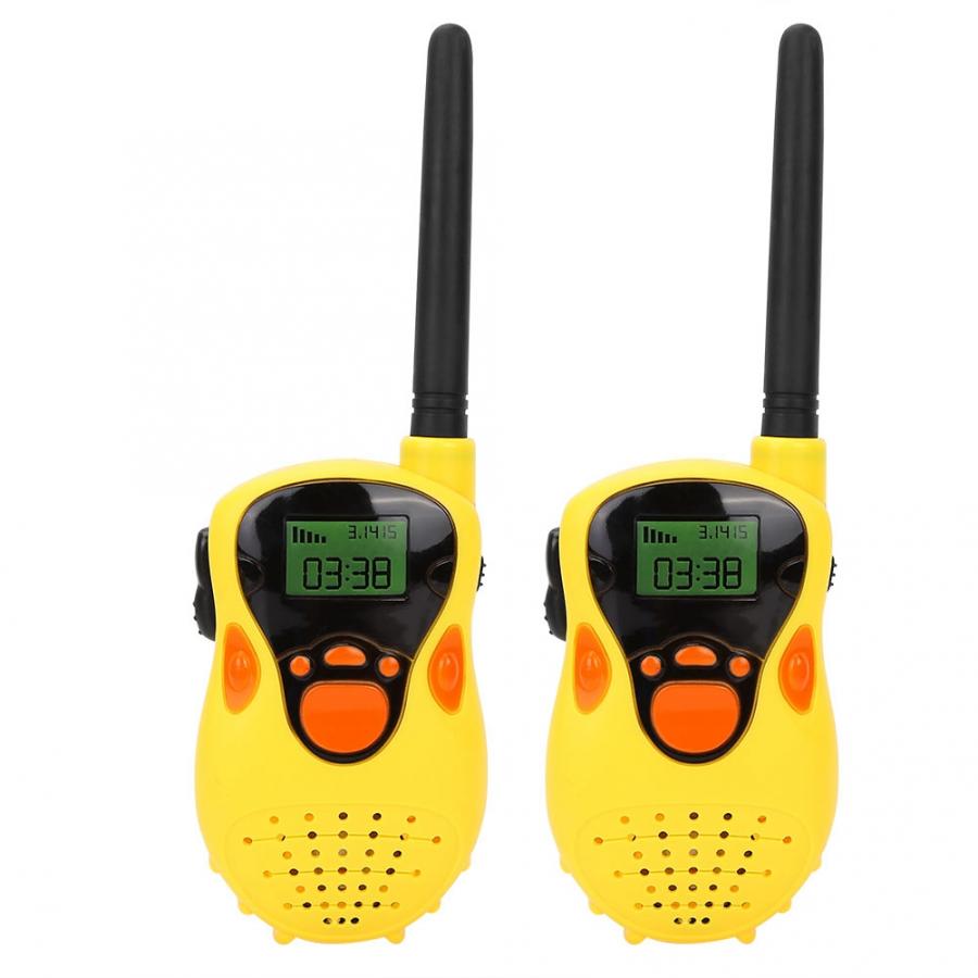 2 Stuks Mini 80-100M Kids Walkie Talkies Speelgoed Elektronische Radio Transceiver Voice Call Walkie-Talkie Outdoor draagbare Communicator: Type E