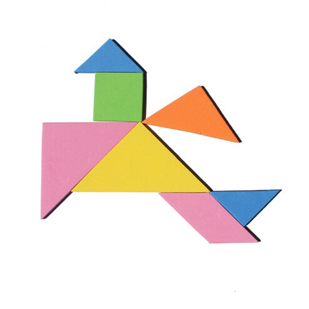 Eva 3d Puzzel Tangram Teaser Tetris Geometrische Vorm Puzzel Spel Leren Onderwijs Puzzel Speelgoed Voor Kinderen