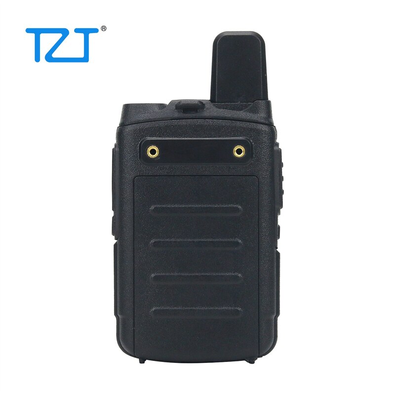 Tzt 2Pcs Hamgeek Mini9300 8W 16CH Mini Walkie Talkie 1-10Km Vhf Uhf Transceiver Zwart/oranje Voor Hotel Fabriek