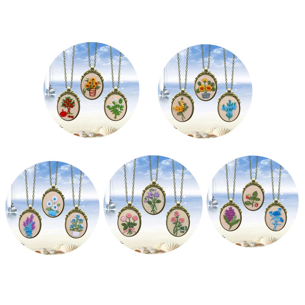 Embroidery Sampler Kits DIY embroidery Crafts For Beginner Handwork