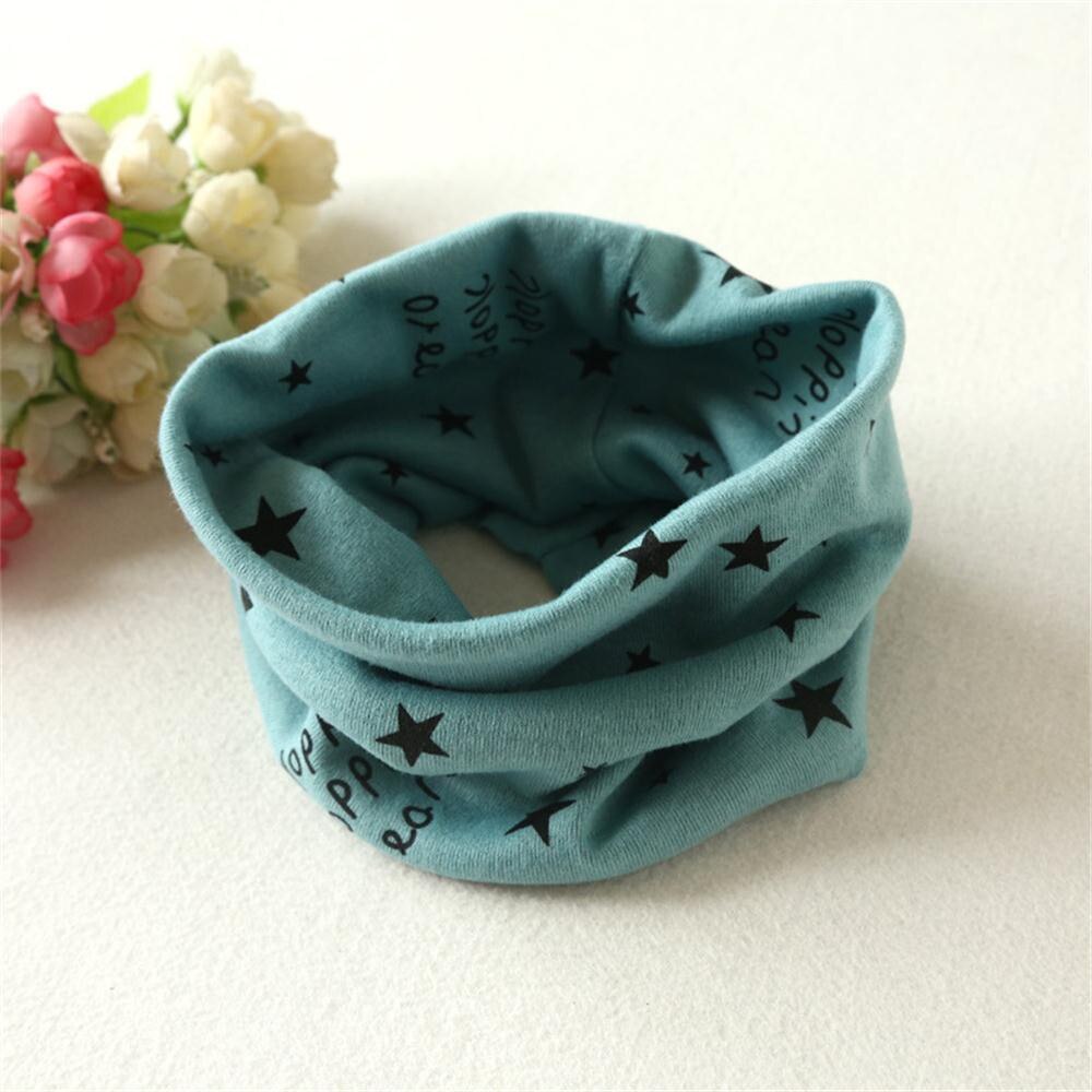 hiver enfants garçons filles écharpe dessin animé étoile imprimer enfant en bas âge écharpes infantile cou anneau collier enfants foulard