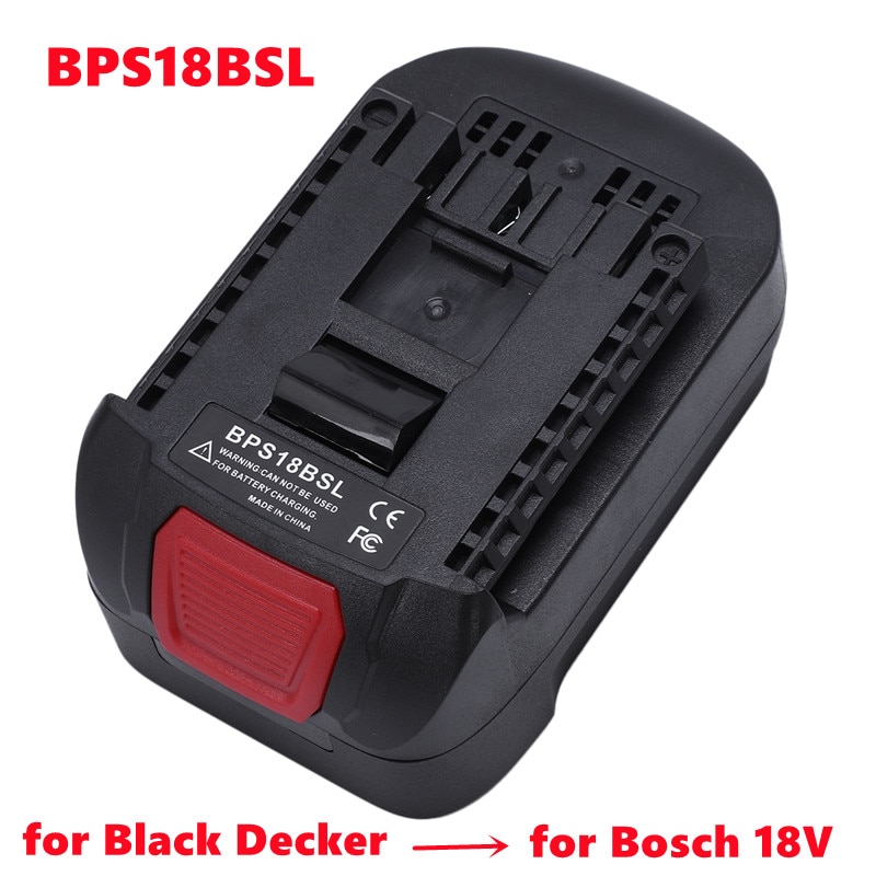 Power Tool Adapter DM18M Converter For Dewalt 18V Li-ion Battery for Makita Milwaukee Bosch Ryobi Hitache Metabo Worx Devon Tool: BPS18BSL