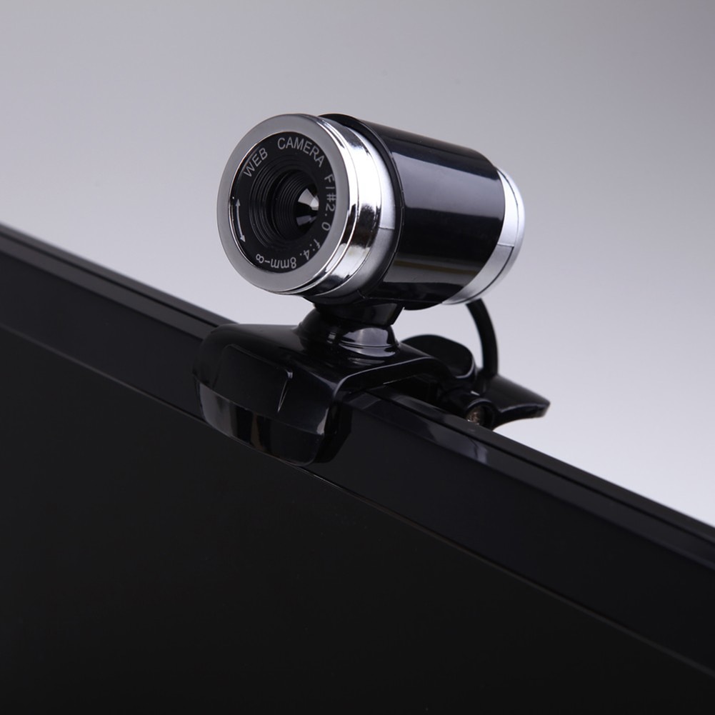 Cámara Web USB de alta definición, Webcam con micrófono de absorción de sonido, rotación de 360 grados, para PC, portátil y Notebook