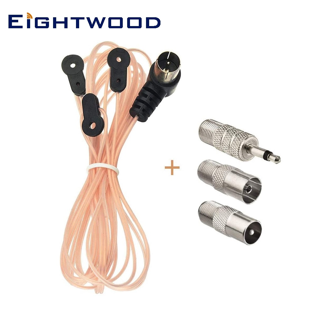 Eightwood 75 Ohm Unbal Fm Dipole Antenna With F Ty Grandado 0237