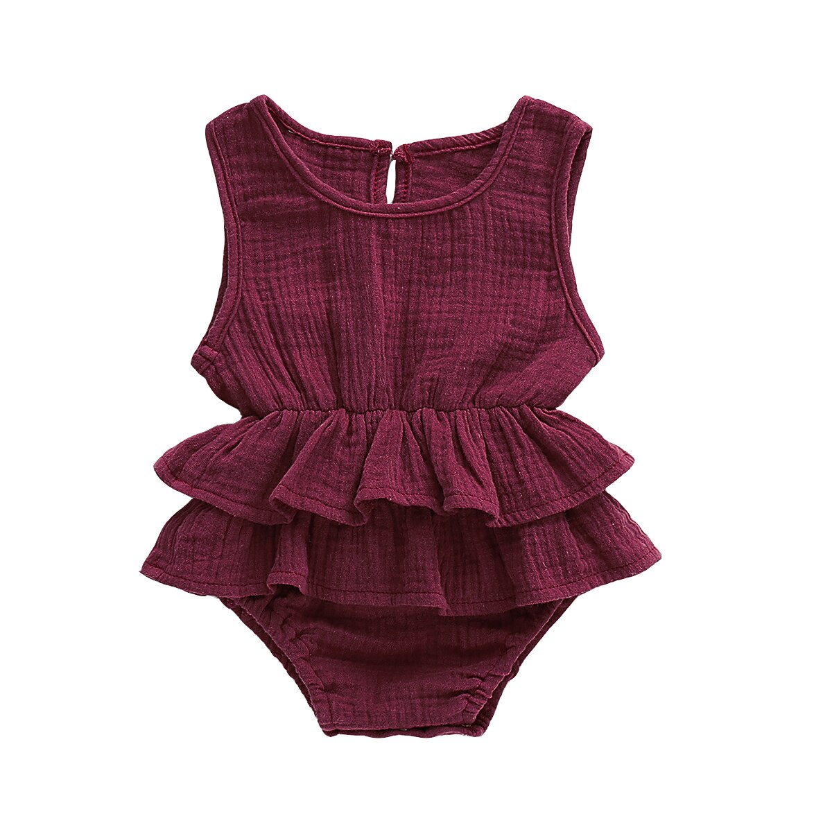 Pasgeboren Kids Baby Meisjes Kleding Mouwloze tops Tutu Jurk Katoen & Linnen Outfit