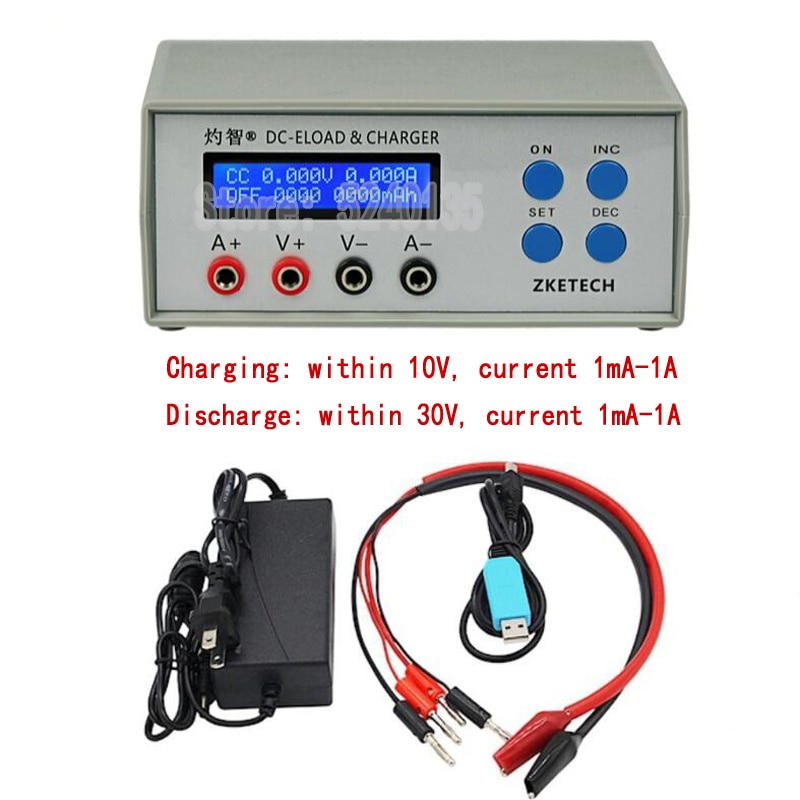 EBC-A05+ Battery Capacity Power Performance Electronic Load Tester Charger for Mobile Battery Computer 5V Output