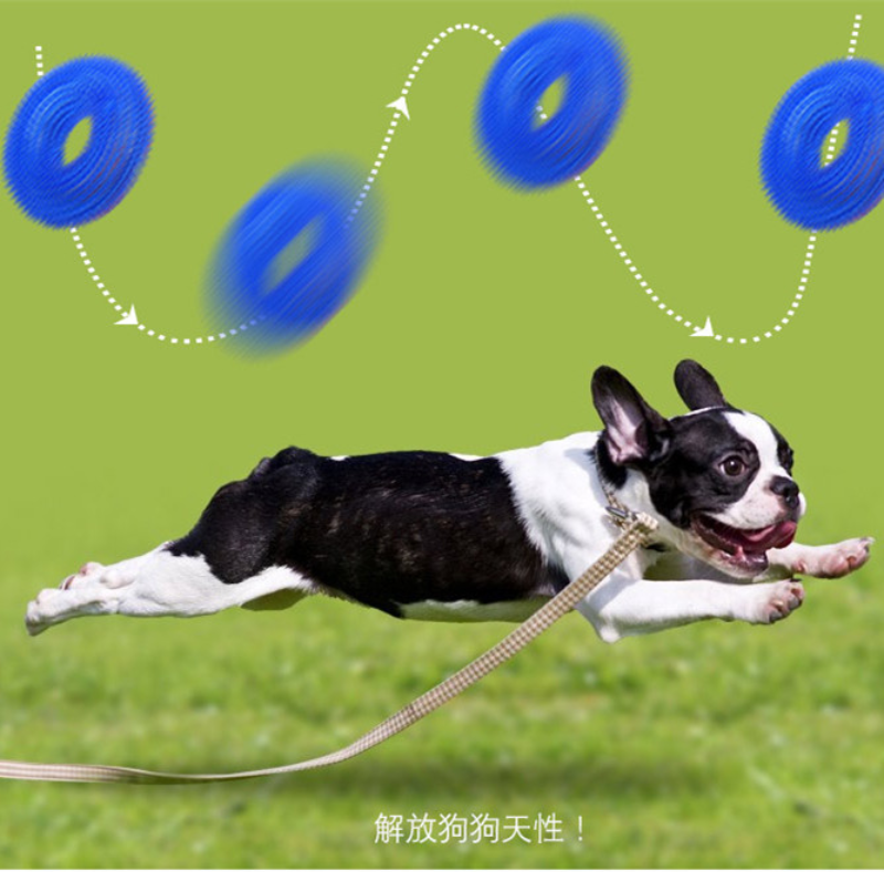 Juguete mordedor de goma Natural para perros, mordedor duradero con chirriador para perros agresivos, 100% casi indestructibles, juguetes para perros