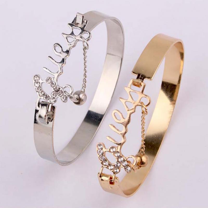 Rhinestone Decor Stylish Hand Chain Ring excellent workmanship Elaborate Love Exquisite Bracelet Accessory