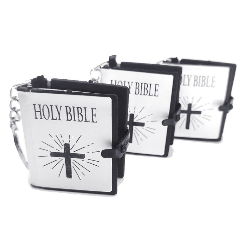 Engels Versie Mini Religieuze Christian Sleutelhanger Mini Boek Sleutelhanger Sleutelhanger Sleutelhanger