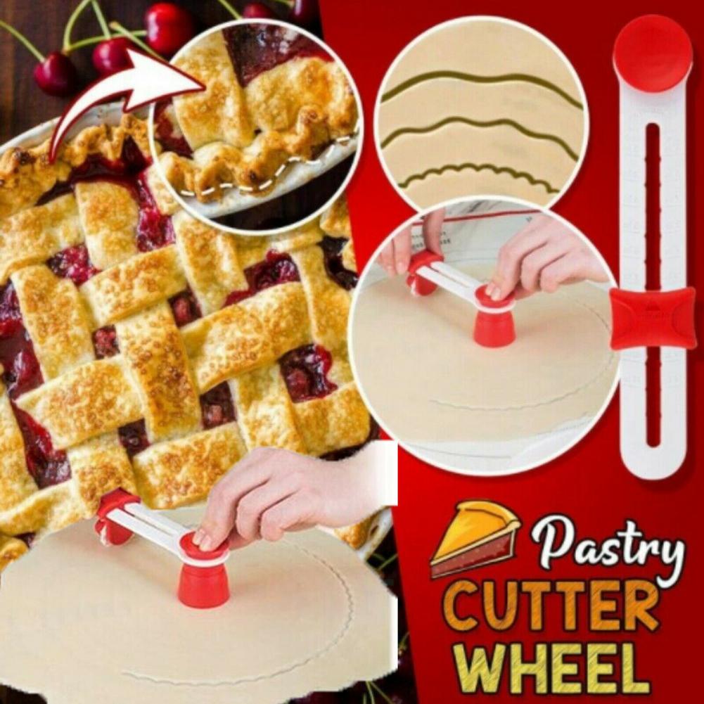 Pastry Pizza Cutter Adjustable Rotating Food Grade DIY Measuring Pizza Cutter for Cake Kitchen Dessert Gadgets Accessories