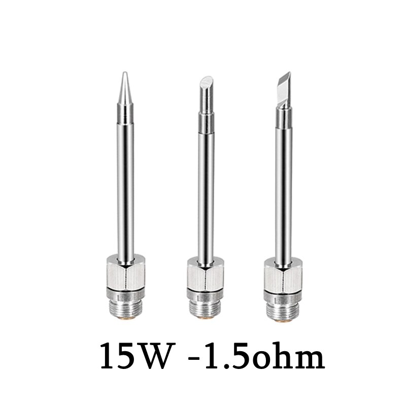 8w-30w batteri loddekolbe usb loddekolbe bærbar mini loddekolbe 510 interface loddekolbe spids: 15w- sølv