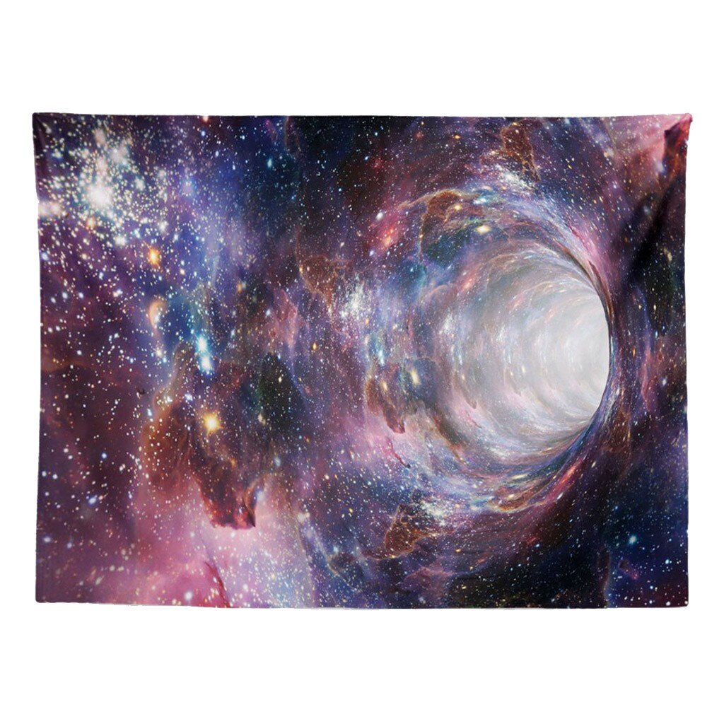 Système solaire planète lune tissu tapisserie murale Hippie décor à la maison trou noir tapisserie murale couverture Mandala tenture murale tapis: 230x180
