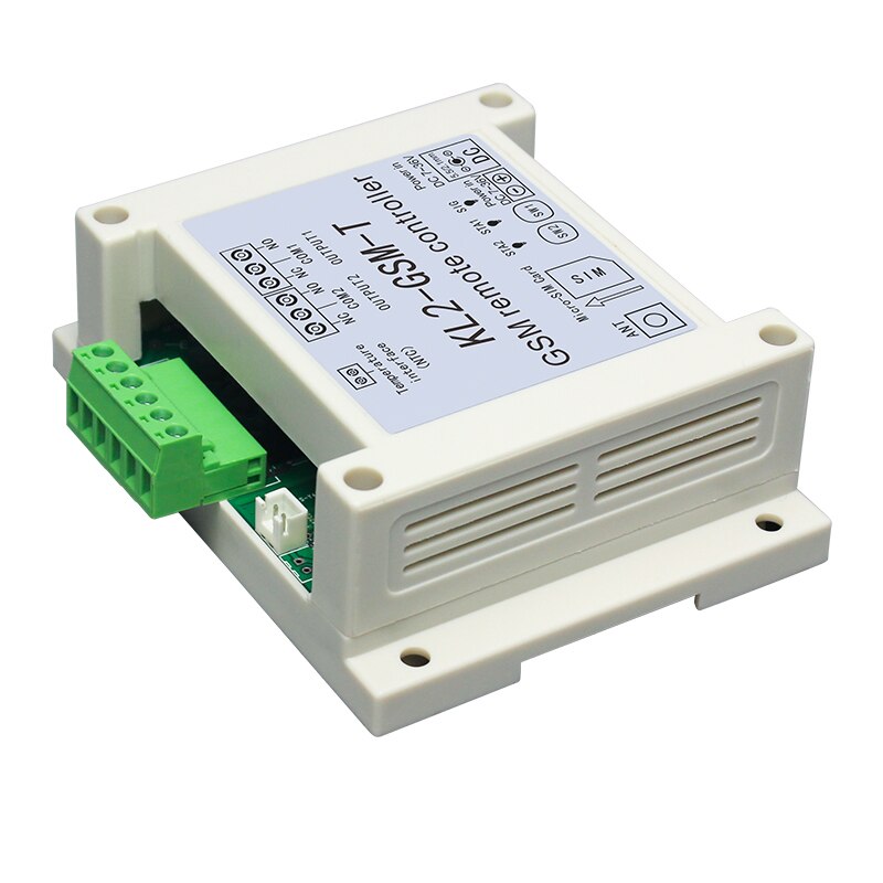 Dual Relais Schalter Modul GSM Alarm mit SMS Regler KL2-GSM-T mit temperatur Sensor für Licht/Fischteich kultur/lagerhaltung