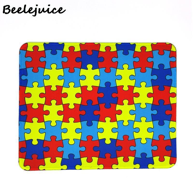 Autism pattern Mouse Pad Desk Pad Laptop Mouse Mat for Office Home PC Computer Keyboard Cute Mouse Pad Non-Slip Rubber Desk Mat