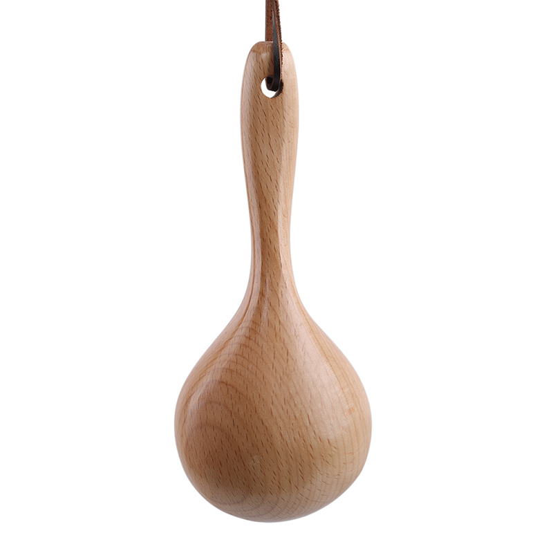 Short Handle Solid Wood Scoop Japanese-style Rice Kitchen Water Spoon Bath Sauna Wooden Bucket Spoon