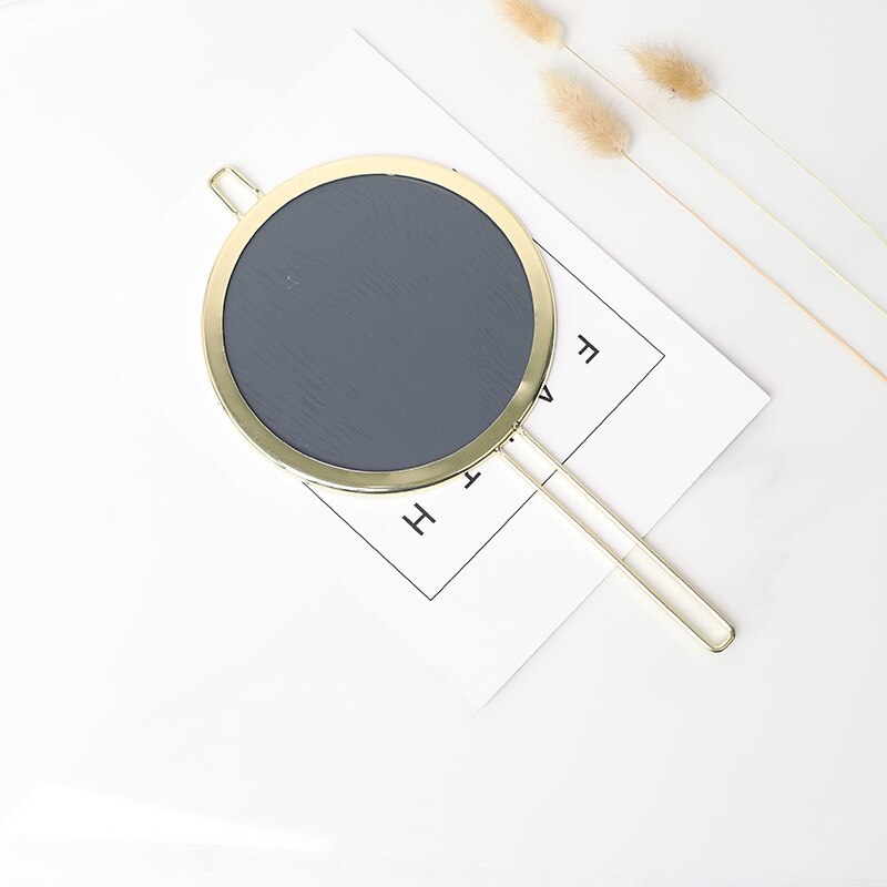 Round Wall Hanging Mirror Decorative Mirror with Hanging Hook Makeup Shaving Iron Mirrors