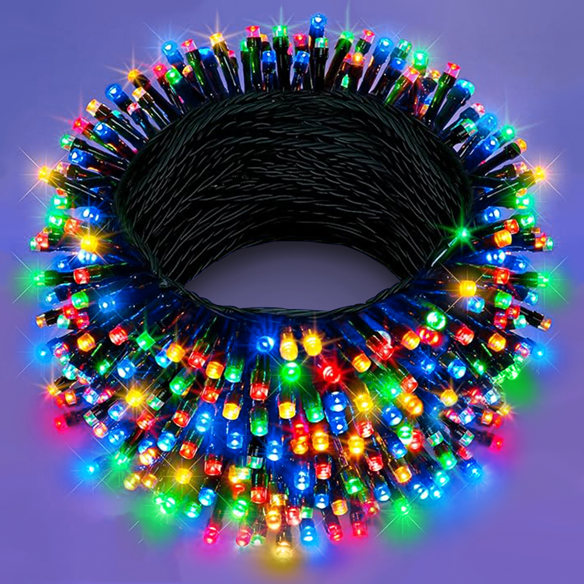 1000-10LEDS Fairy Lights LED String Garland Christmas Light Waterproof Outdoor Indoor For Tree Street Party Halloween Decoration: black / green / 6-10W