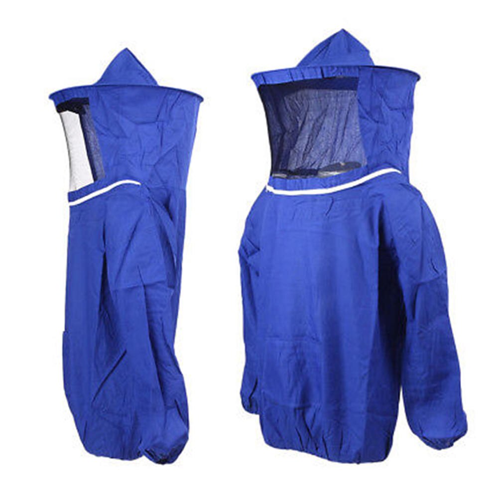 1 Juego de ropa de apicultor traje de apicultura de cuerpo completo defender la ropa de seguridad de algodón de abeja apicultores protección