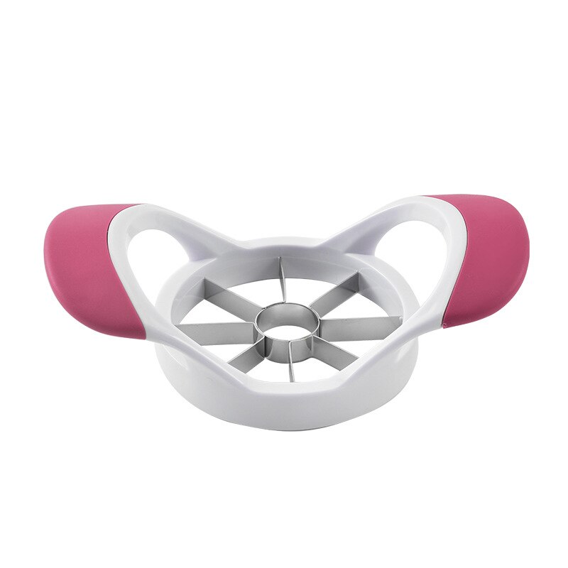 Stainless Steel Apple Cut Mango Cut Multifunctional Fruit Cutter Fruit Cutter Tool Fruit Divider: Apple Cut Pink