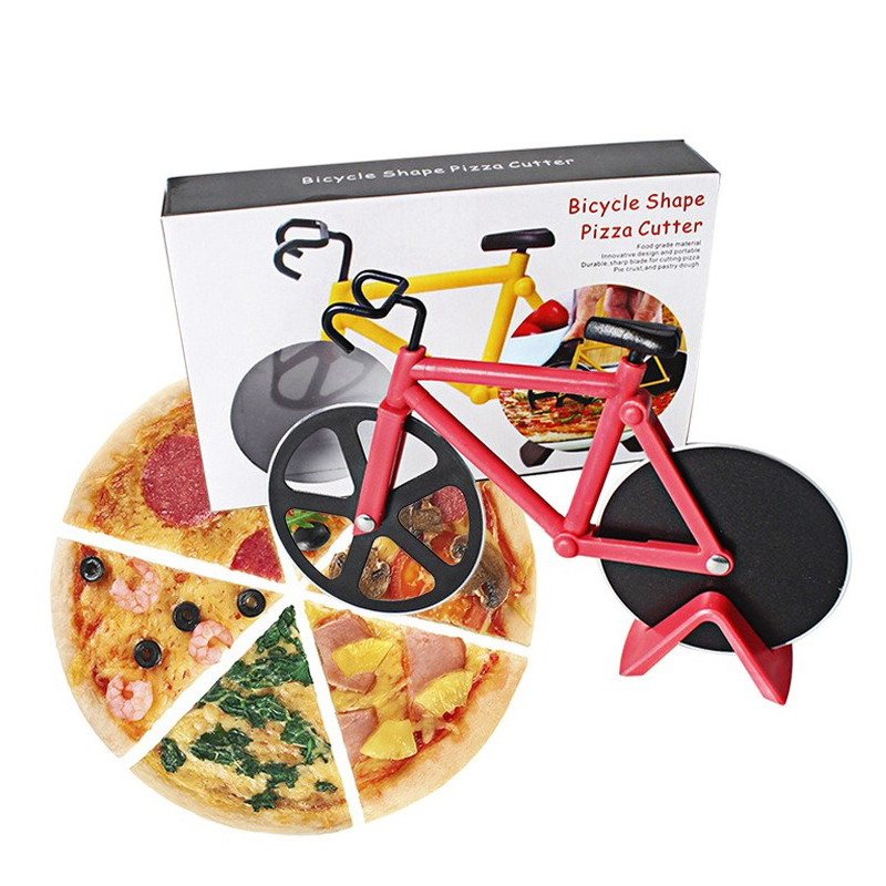 Rvs Bike Pizza Cutter Mes Cutter Hob Pizza Wiel Mes Bakken Tool