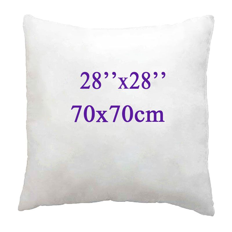 Cojín de relleno interior para el hogar, almohada para el sofá con relleno de algodón, almohada suave para el sofá, con núcleo de insertos de cojín 16/18/20/22/24 pulg.: 70X70cm