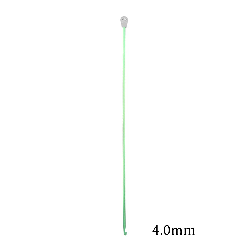 2.5-11mm 14 Size Tunisian Afghan Crochet Hooks Needle Multicolor Knitting Needles Hook Weaving Tool Long Sweater Sewing Needle: 4.0mm