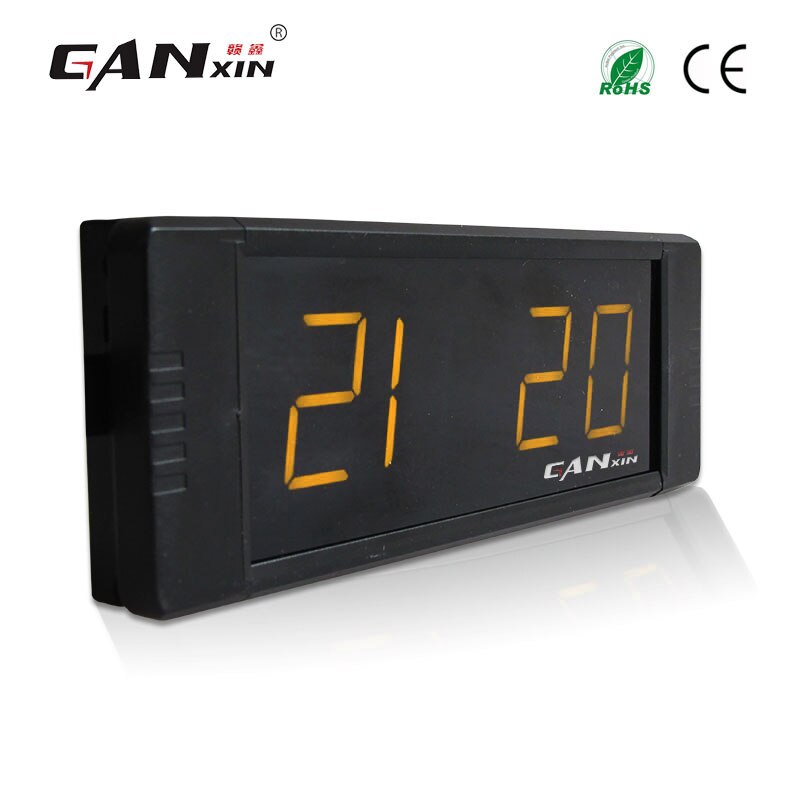 [Ganxin]1" Portable and Low Price Mini Led Projection Clock Led Wall Clock