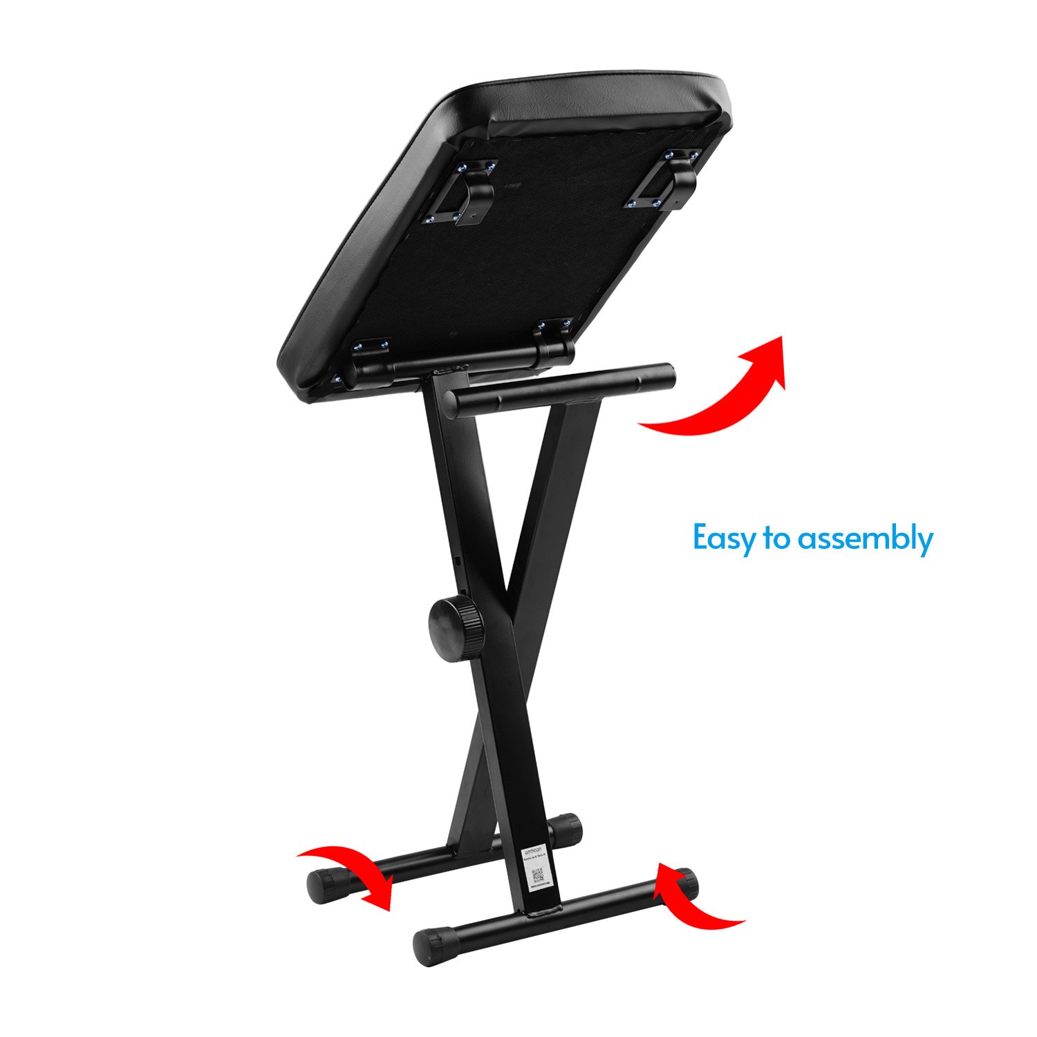 X-Stijl Elektronische Piano Kruk Elektronische Piano Gitaar Drum Kruk Verstelbare Gevouwen Zwarte Piano Bench Voor Spelen Piano