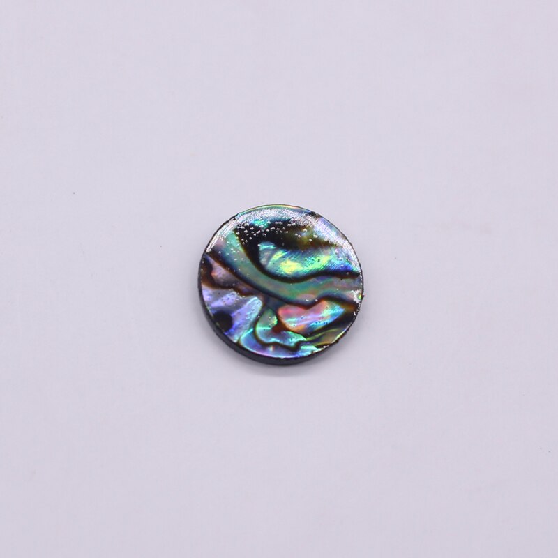 10 stuks oorbellen met natuurlijke abalone schelpen, liefdesringen met cabochon kralen en een platte achterkant, doe-het-zelf sieraden maken  c49: 4 daguan 1.2 x 1.2cm